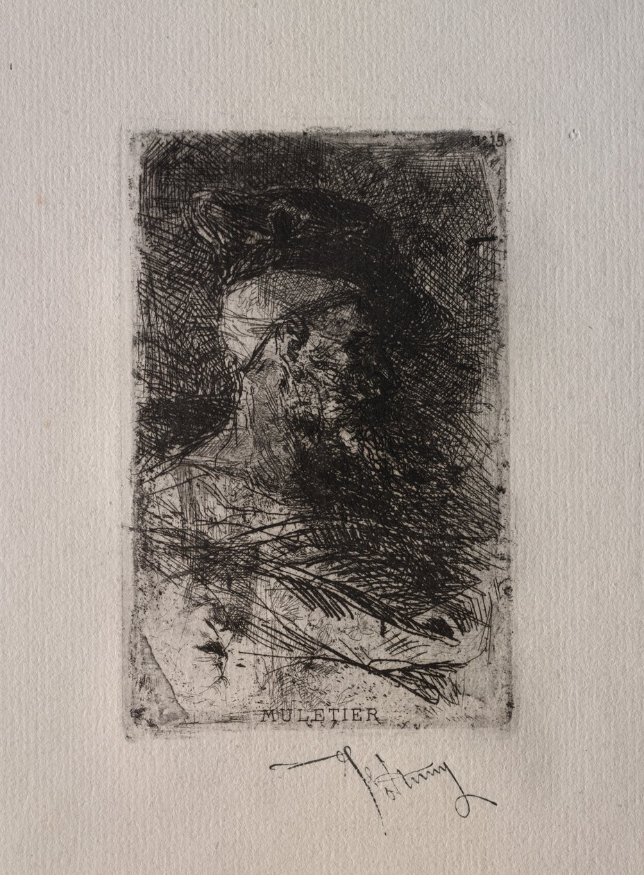 Muletier by Mariano José María Bernardo Fortuny y Carbó