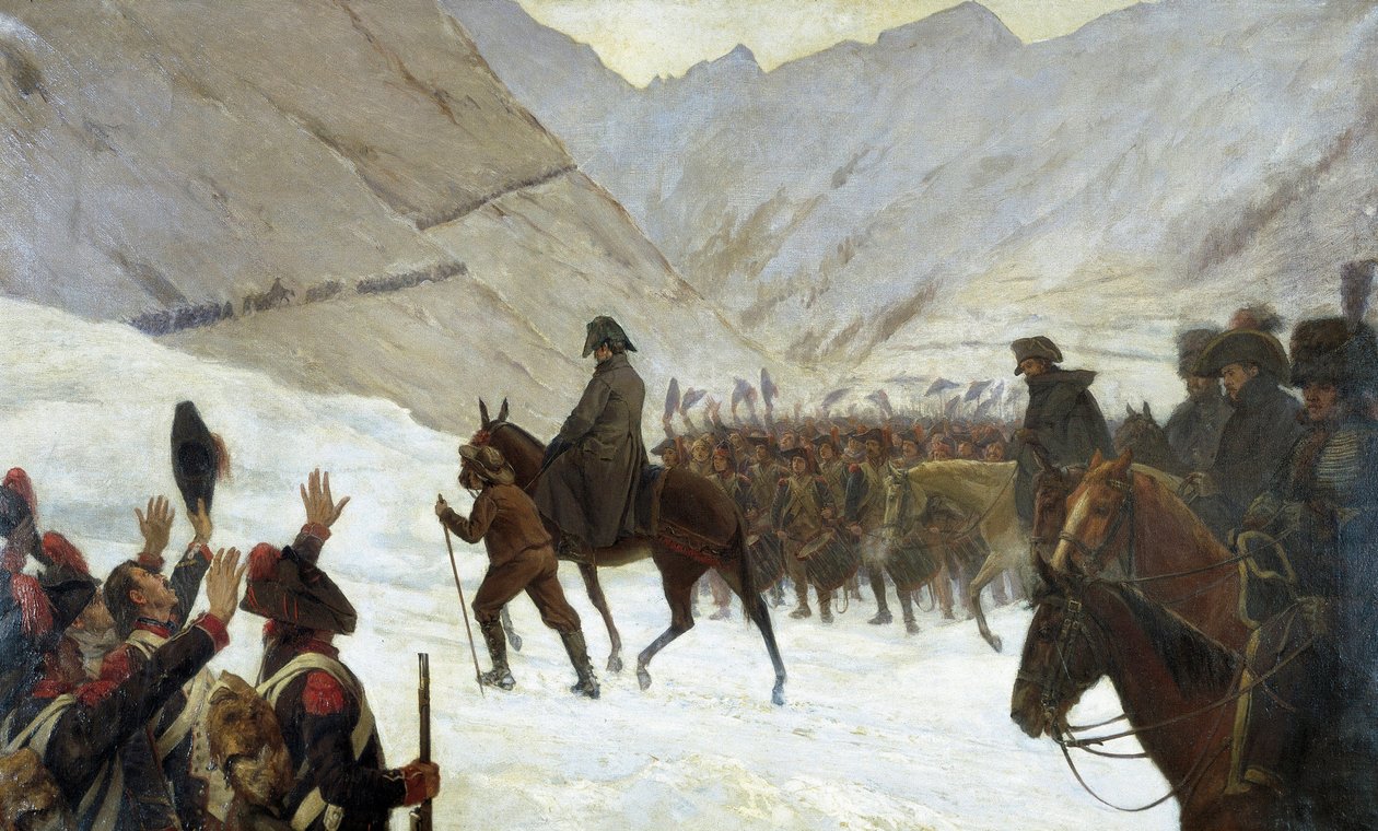 The Passage of the Grand-Saint-Bernard, May 20 by Marie Felix Edmond de Boislecomte