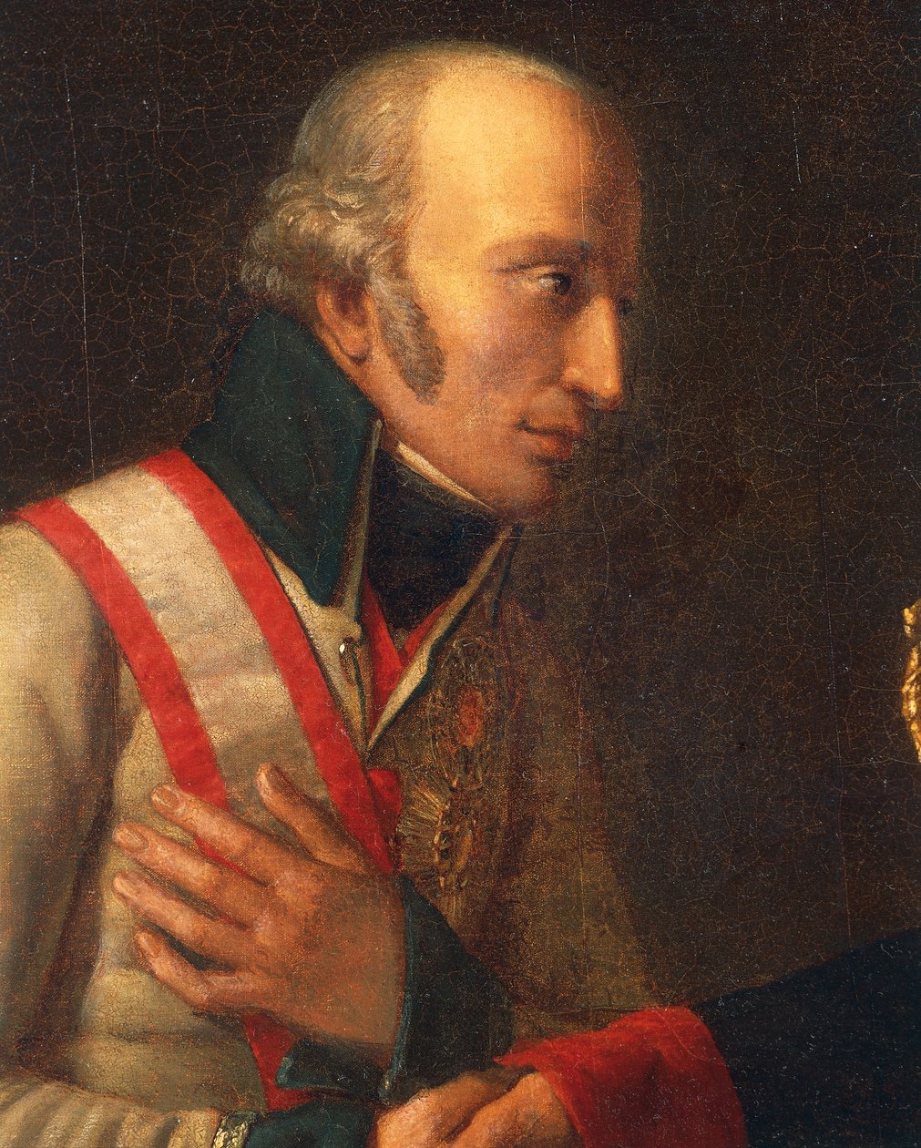 Meeting between Napoleon and Archduke Charles in Stammersdorf December 17 by Marie Nicolas Ponce-Camus