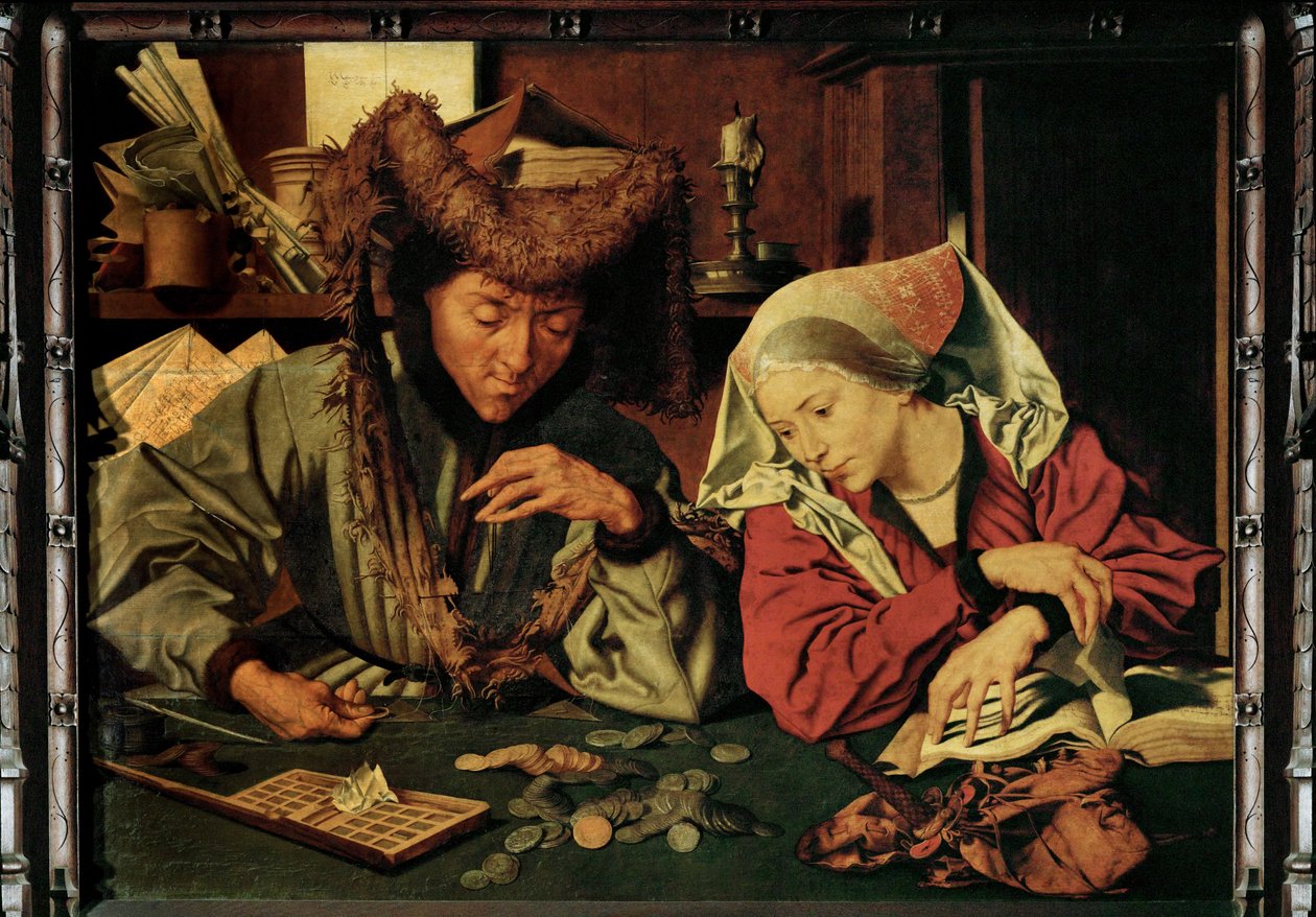 The Tax Collector or the Money Changer by Marinus van Reymerswaele