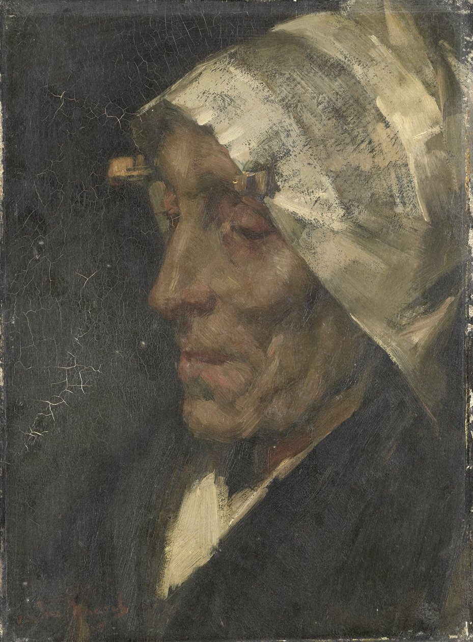Fisherwoman by Marinus van der Maarel