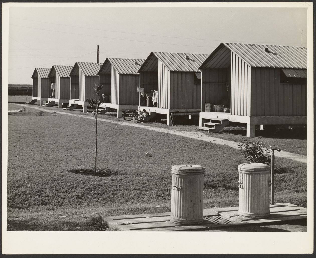 Housing for Migratory Vegetable Pickers, Osceola Labor Camps, Built by FSA, Belle Glade, Florida by Marion Post Wolcott