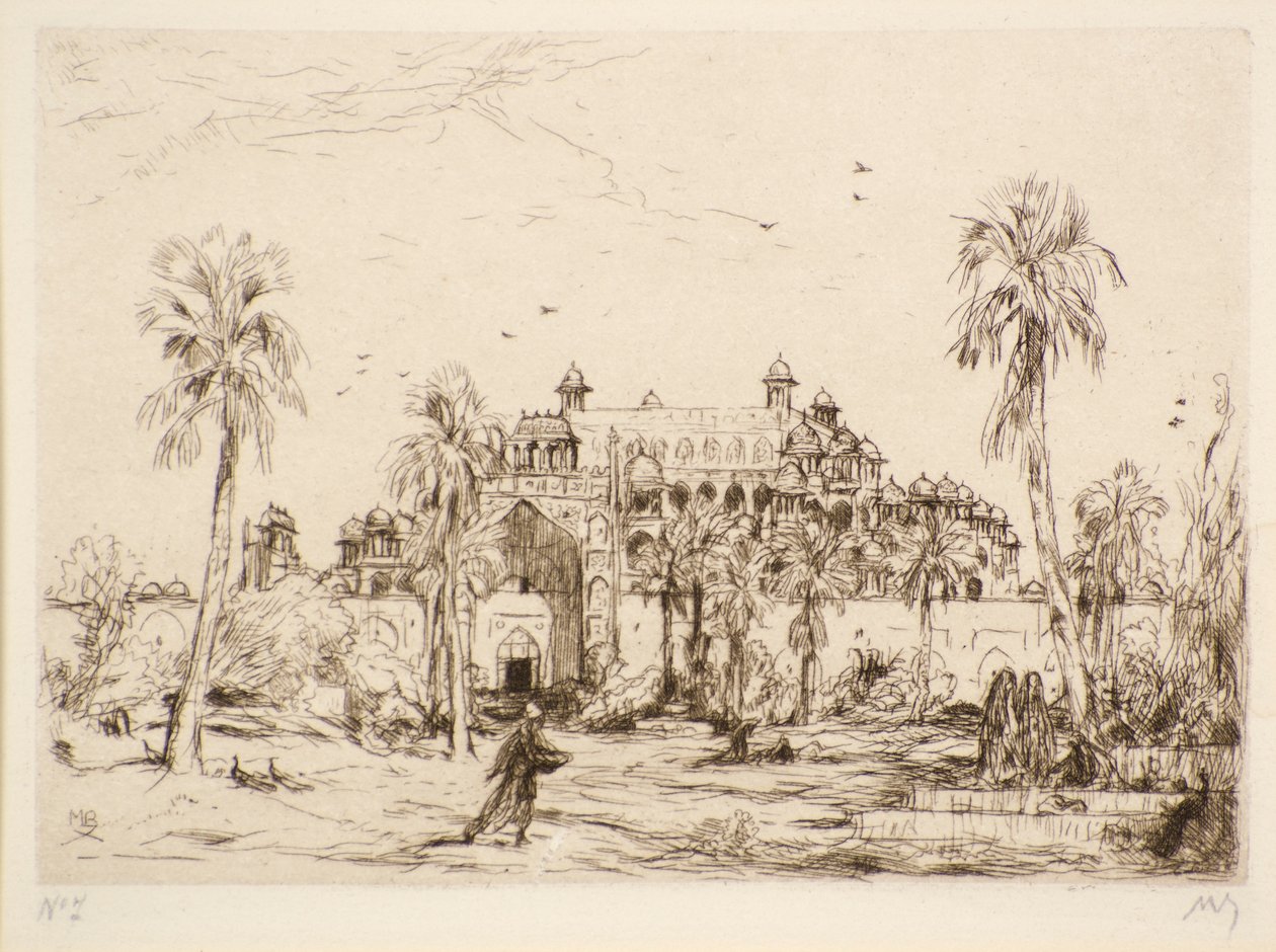 Untitled [Palace in North Africa] by Marius Alexander Jacques Bauer
