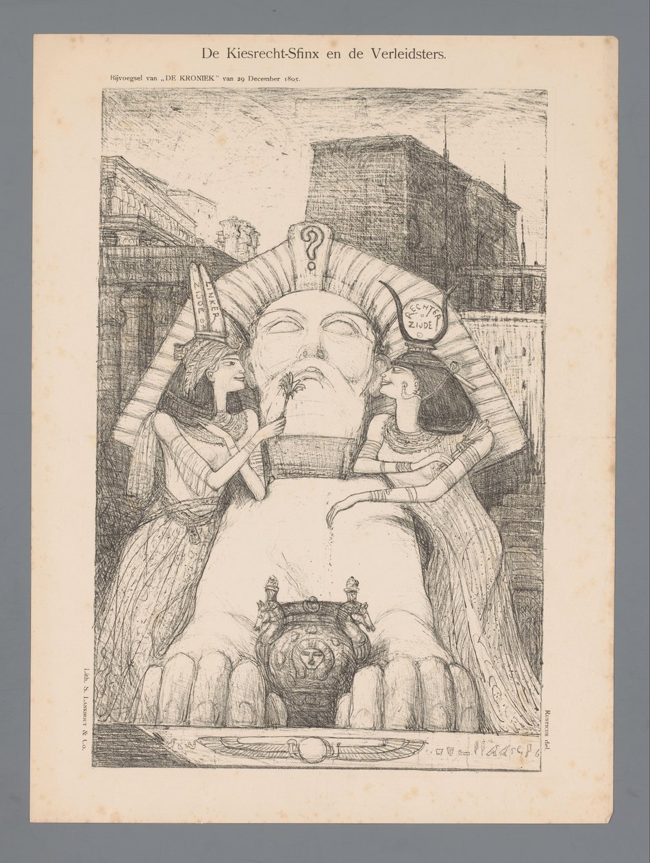 The Suffrage Sphinx and the Seductresses by Marius Bauer