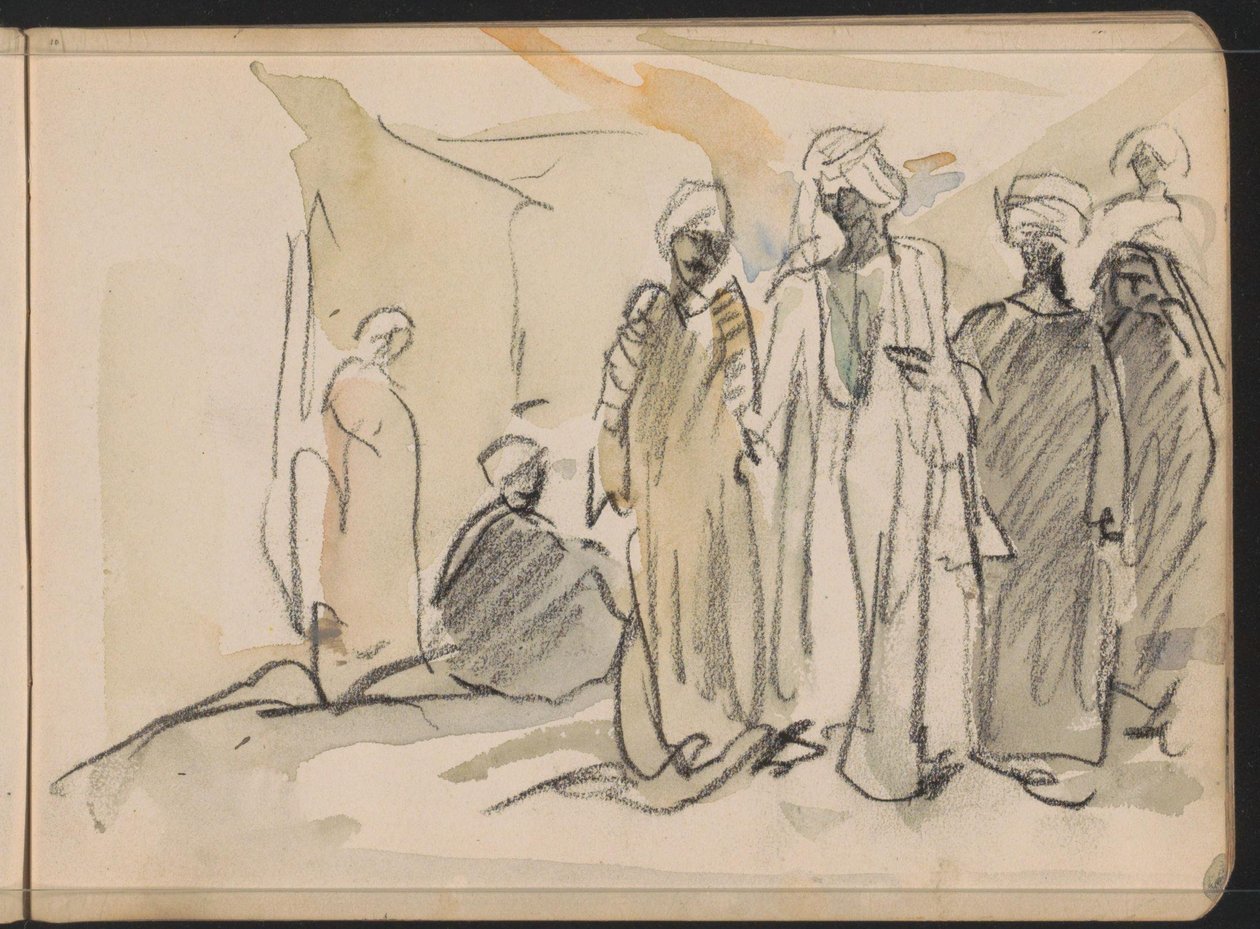 Group of Egyptians by Marius Bauer