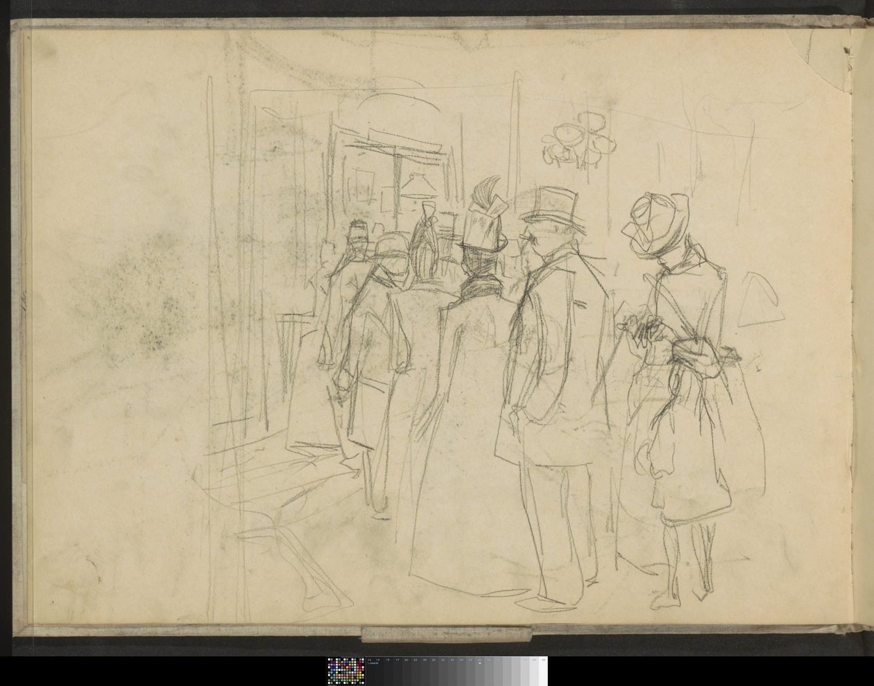 Row of Figures by Marius Bauer