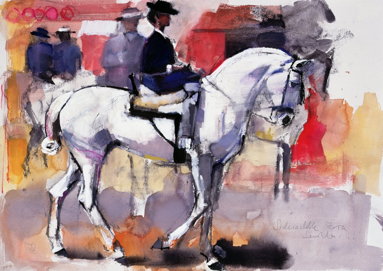 Side-saddle at the Feria de Sevilla, 1998 by Mark Adlington