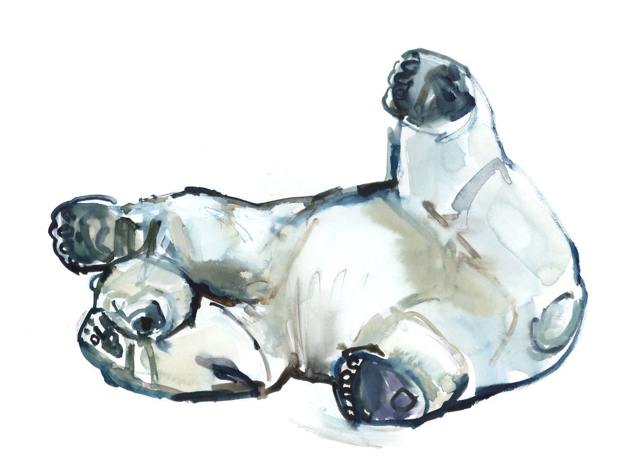 Snow Rub (Polar Bear) by Mark Adlington