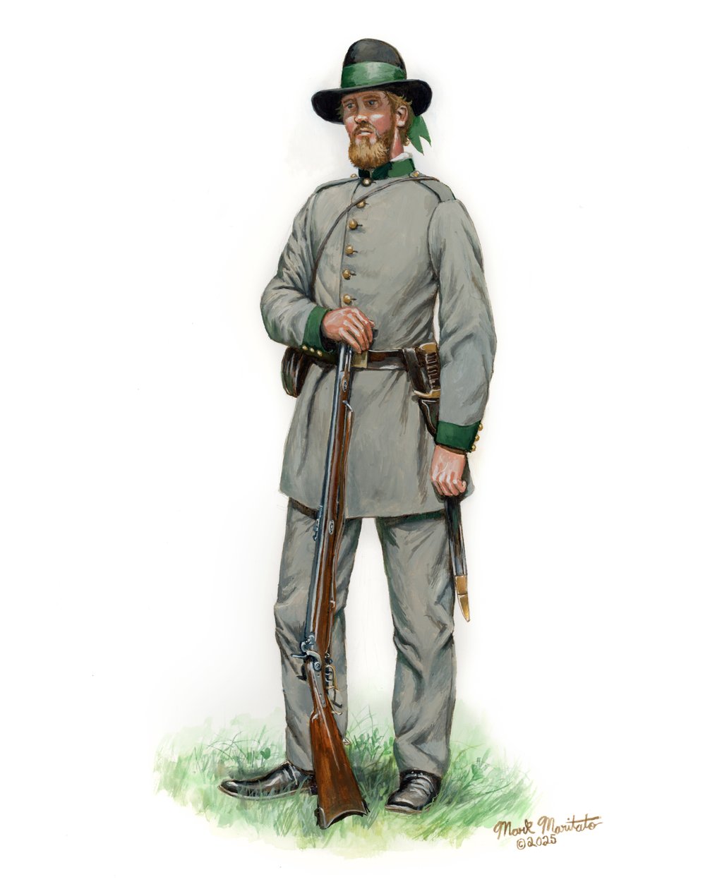 Philadelphia German Schutzen Rifle Regiment 1861 by Mark Maritato