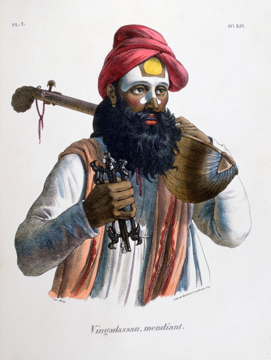 Beggar, 1828 by Marlet et Cie: Buy fine art print
