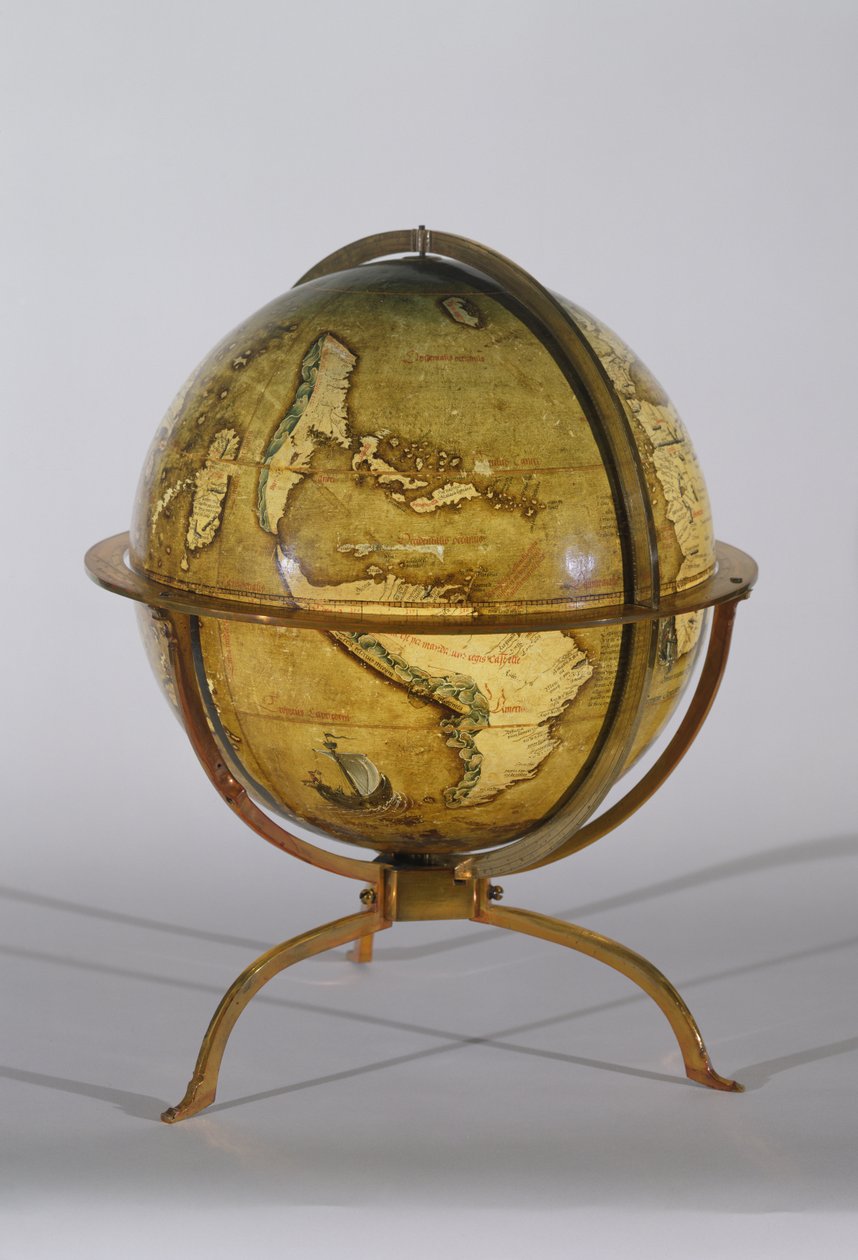 Terrestrial Globe, one of a pair known as the 