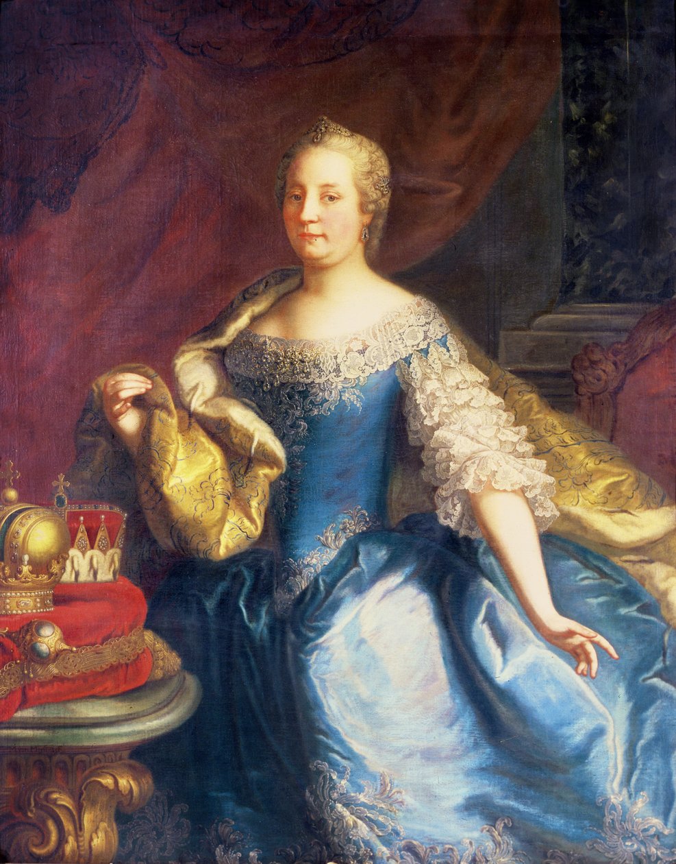 Portrait of the Empress Maria Theresa of Austria by Martin Mytens or Meytens