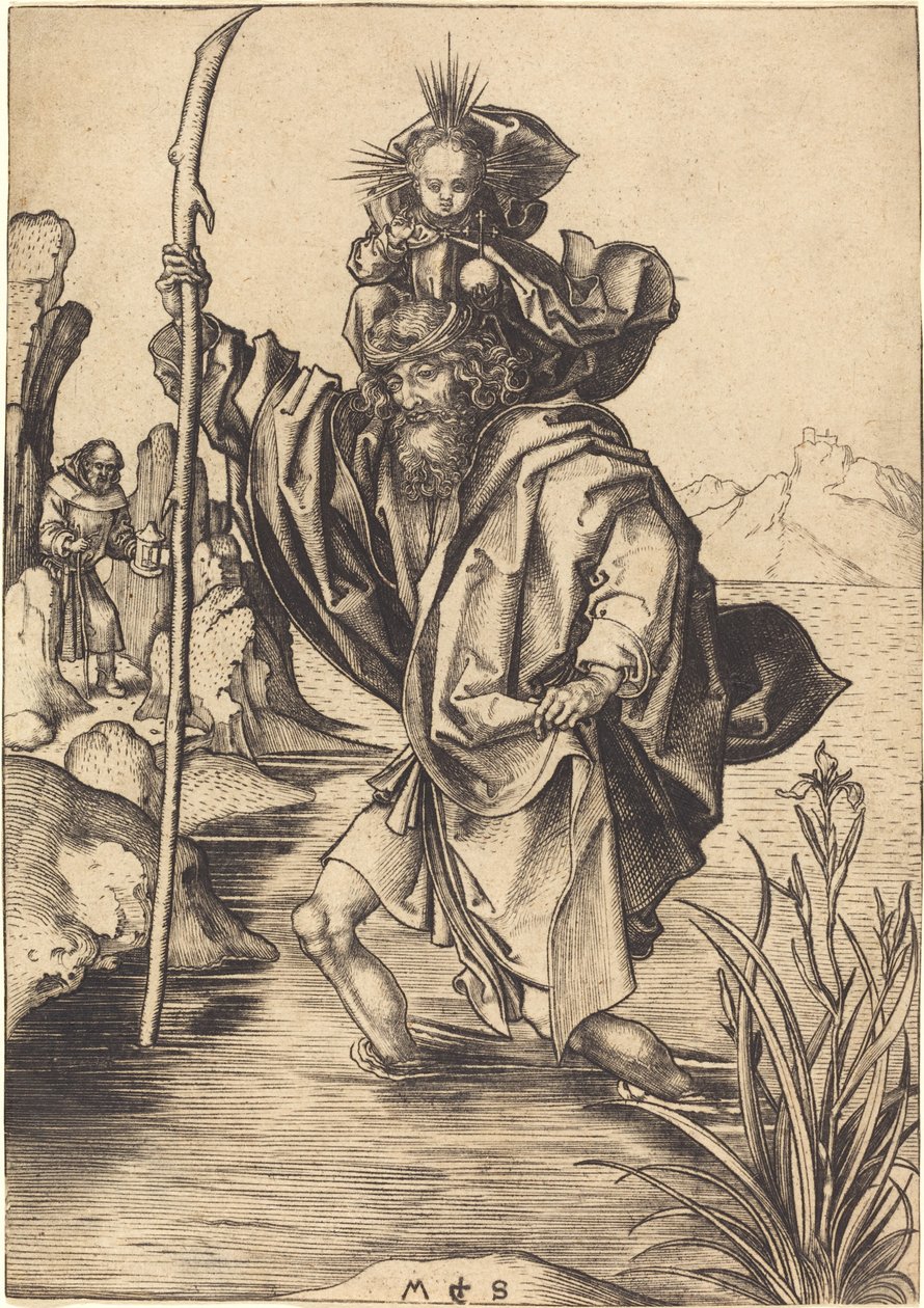 Saint Christopher by Martin Schongauer