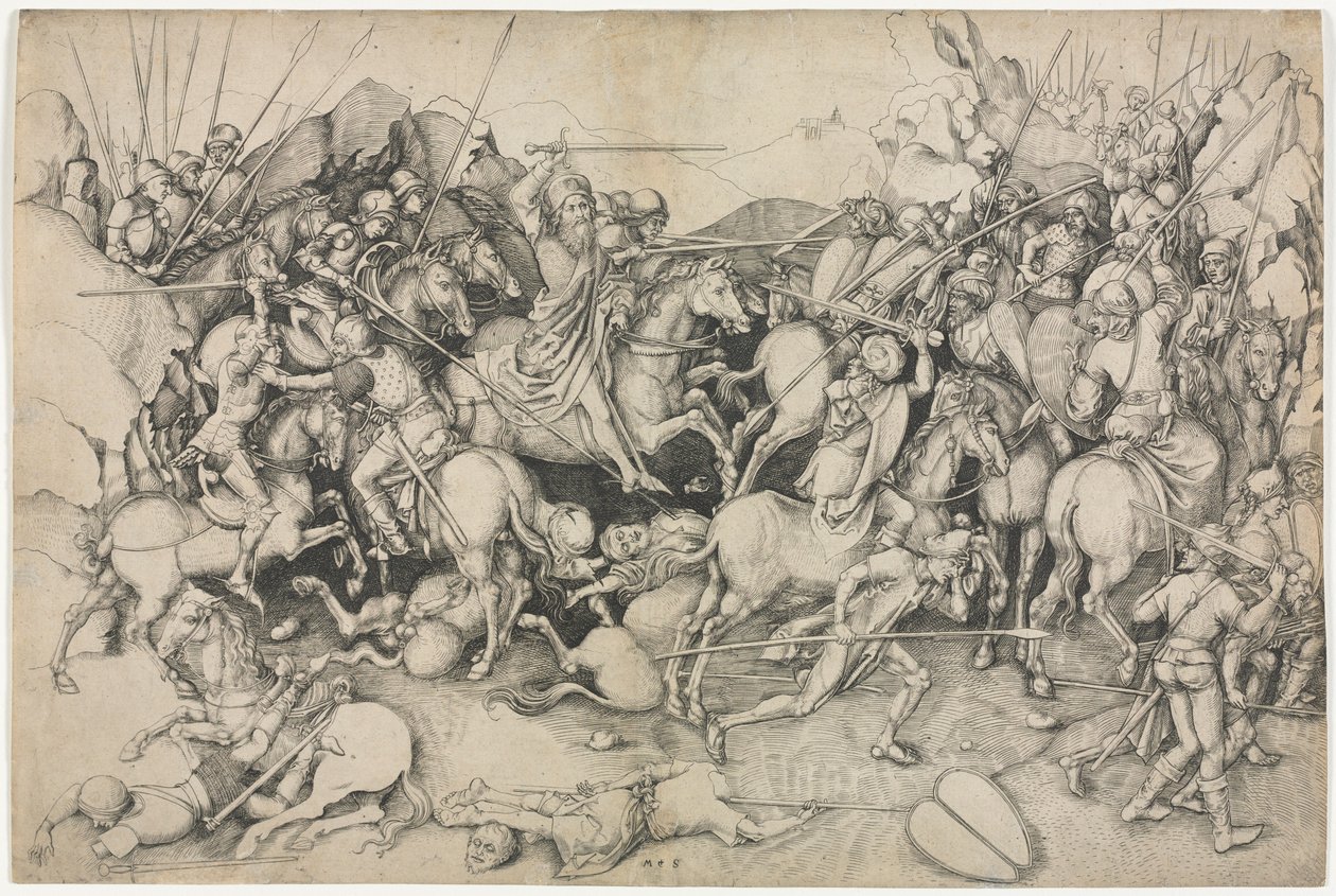 St. James and the Saracens, 15th Century by Martin Schongauer