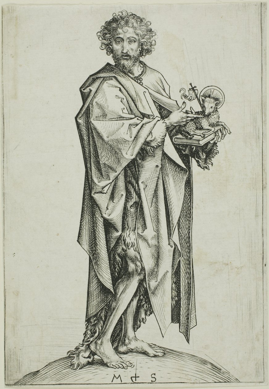 St. John the Baptist by Martin Schongauer