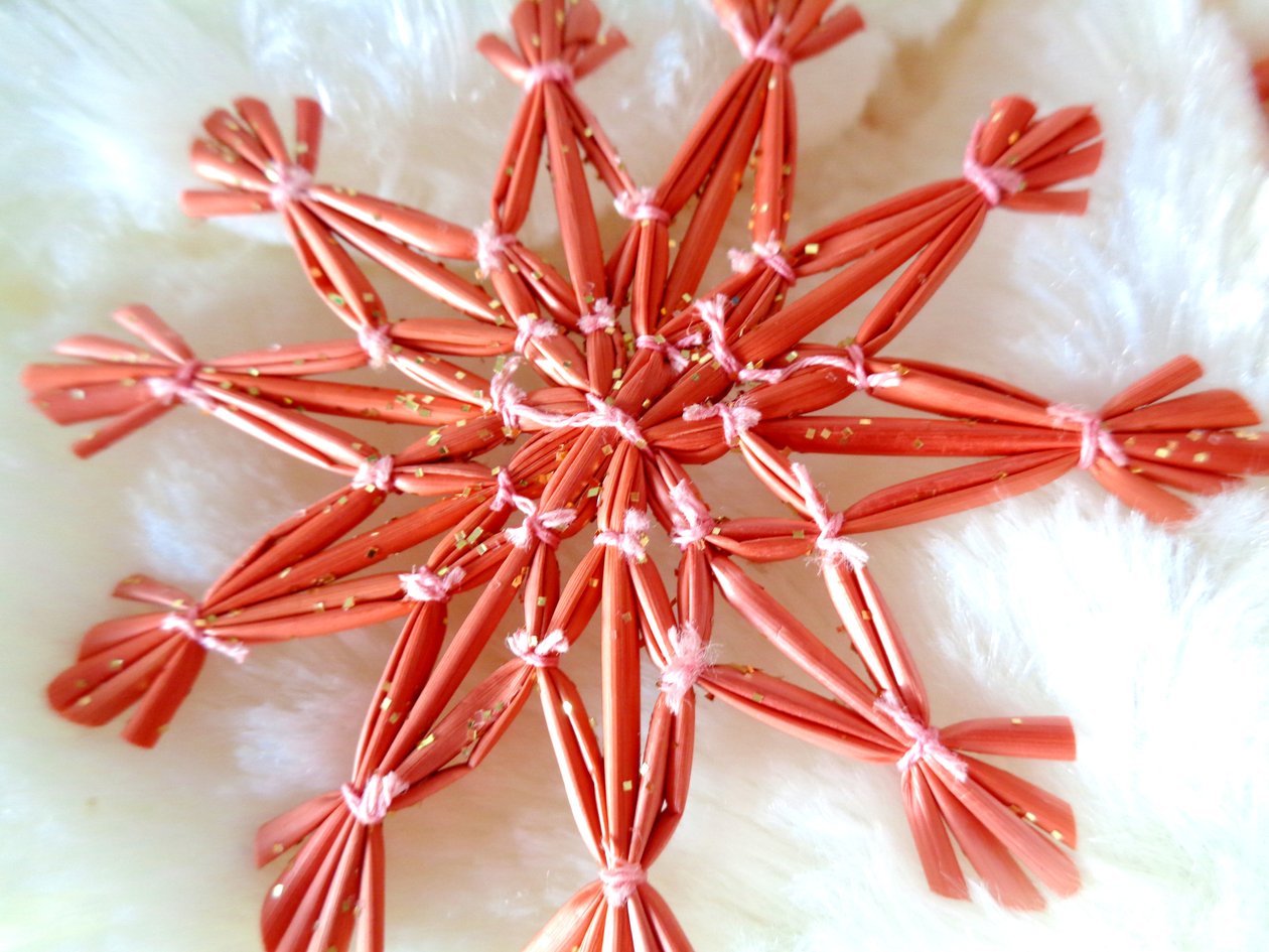 Straw Star Pink by Martina Konitzky
