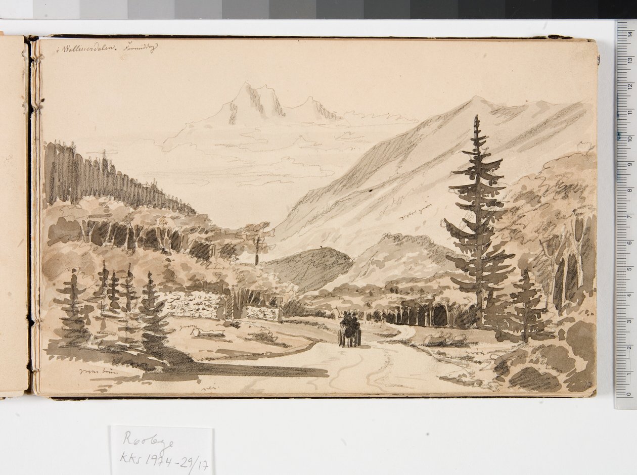 Alpine Landscape by Martinus Rørbye
