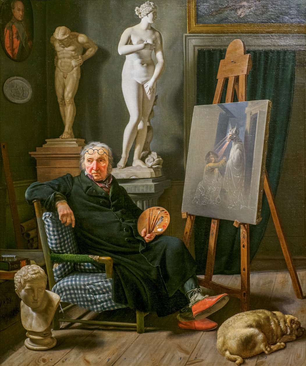 The Painter Christian August Lorentzen by Martinus Rorbye