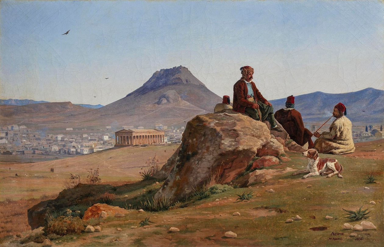 View of Athens from South-West by Martinus Rørbye