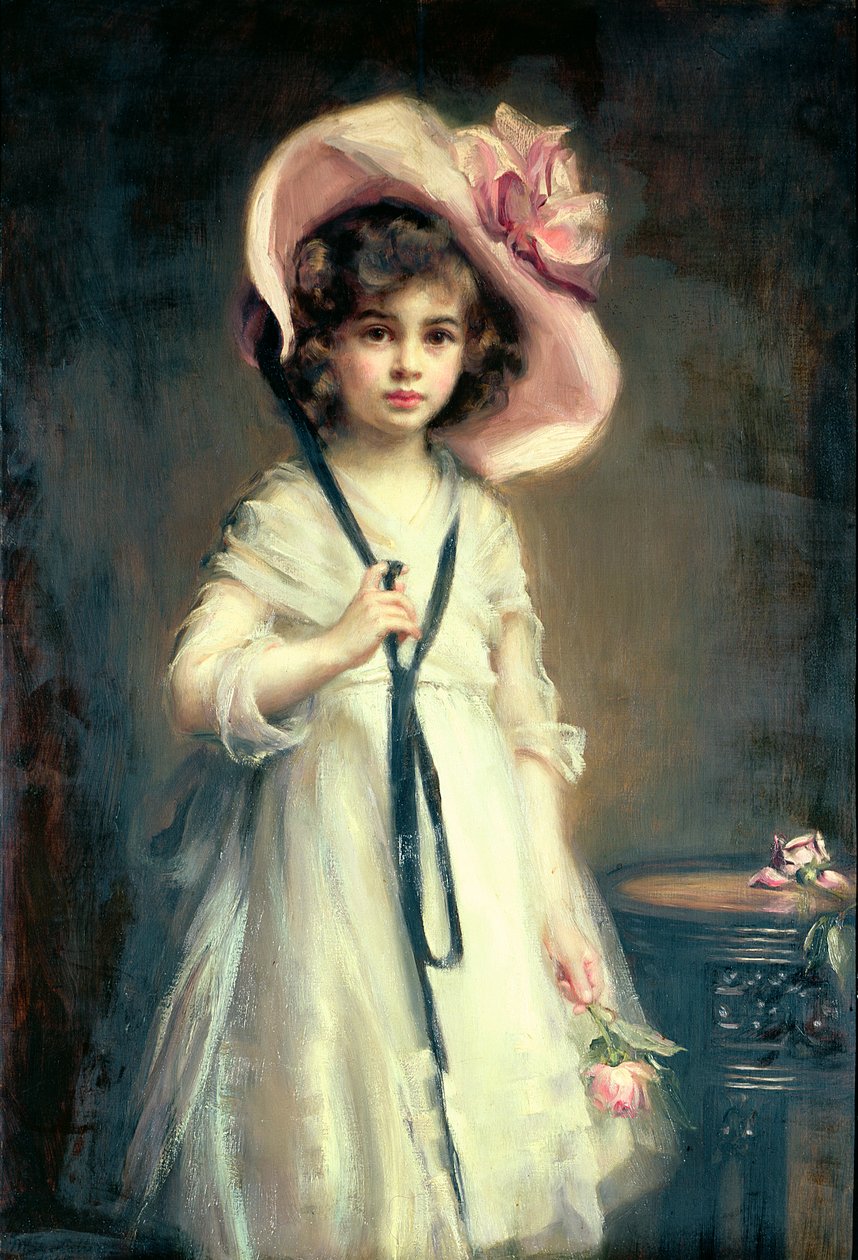 Portrait of Nancy, Daughter of Arthur Tooth by Mary Lemon Waller