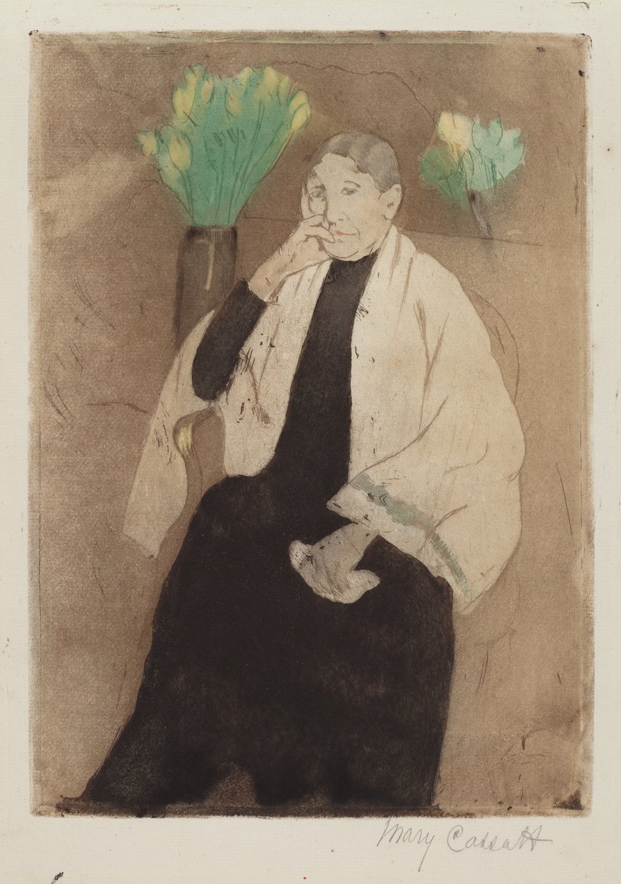 Portrait of the Artist's Mother by Mary Cassatt