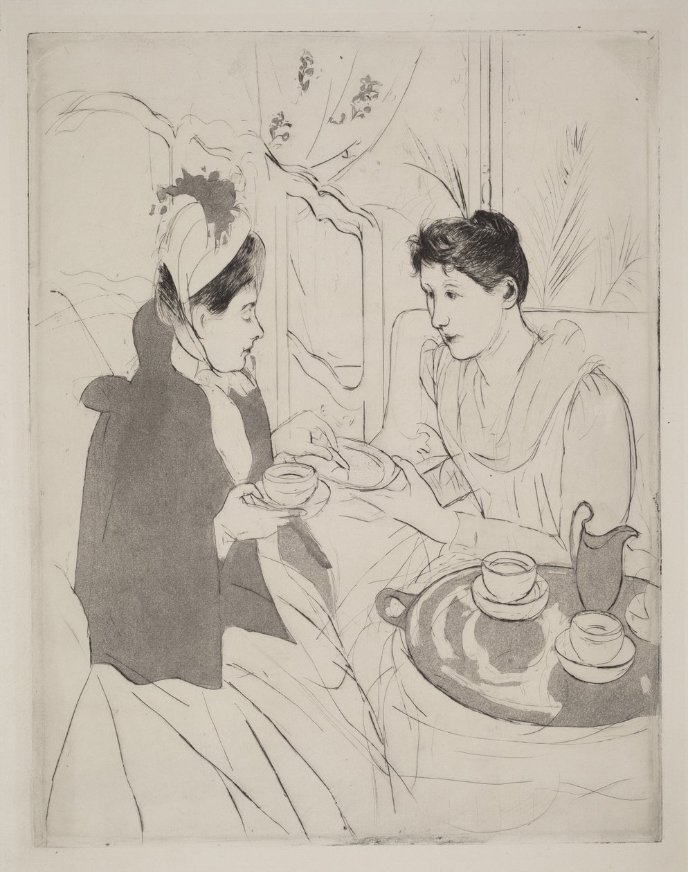 Afternoon Tea Party by Mary Cassatt