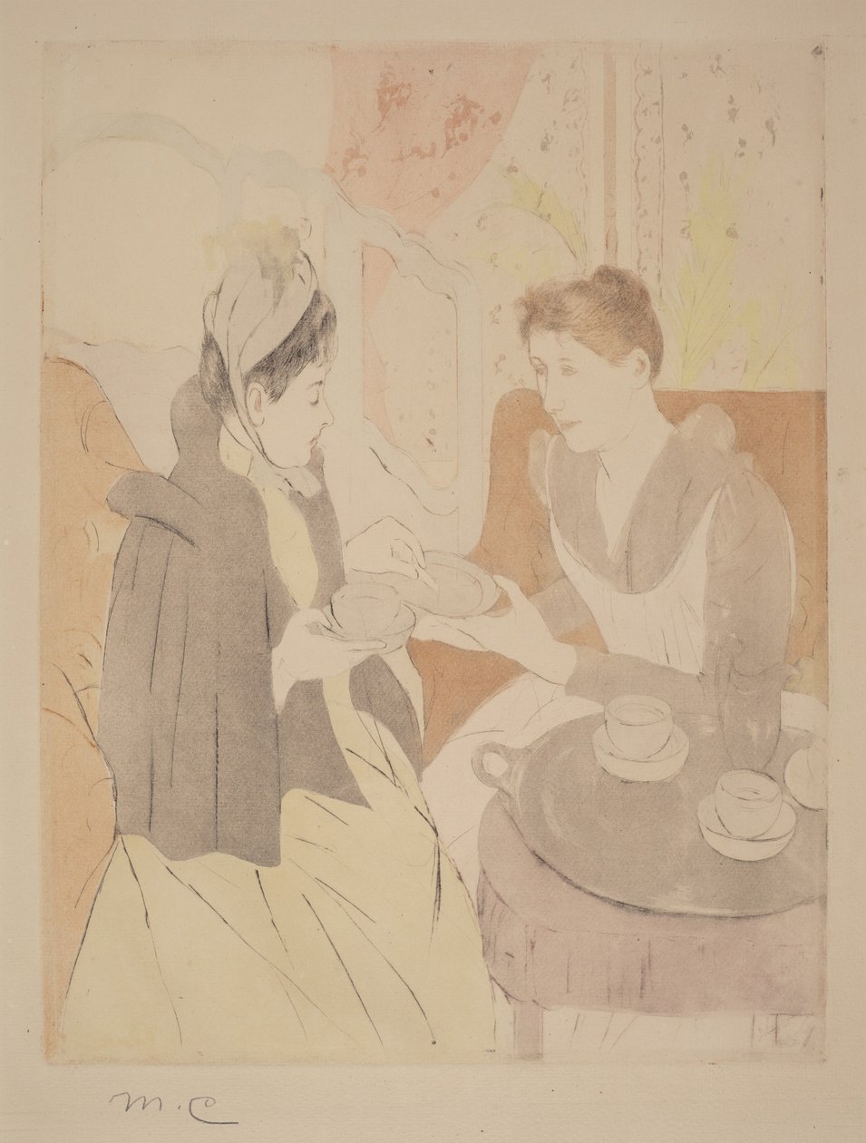 Afternoon Tea Party by Mary Cassatt
