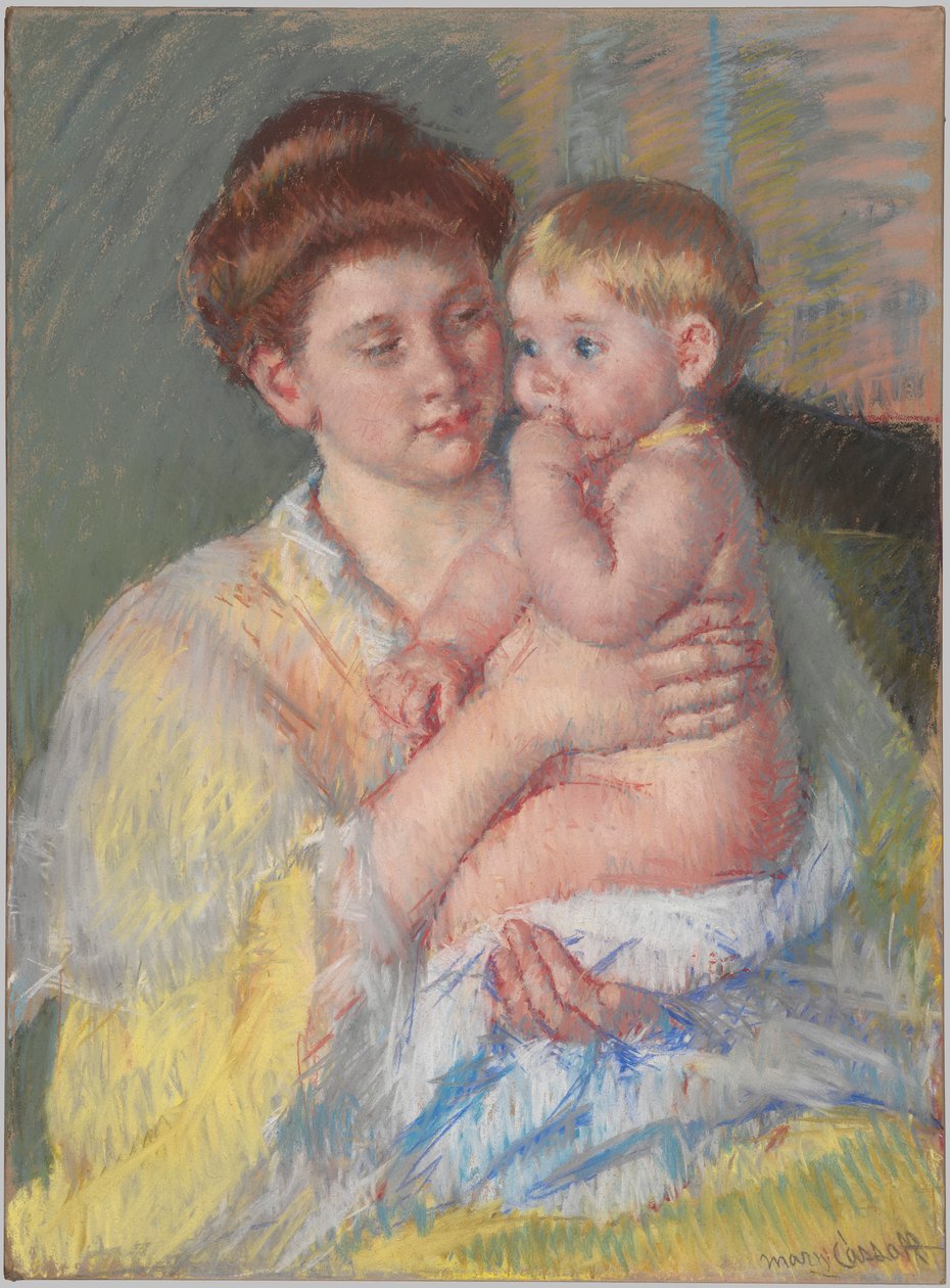 Baby John with Forefinger in His Mouth by Mary Cassatt