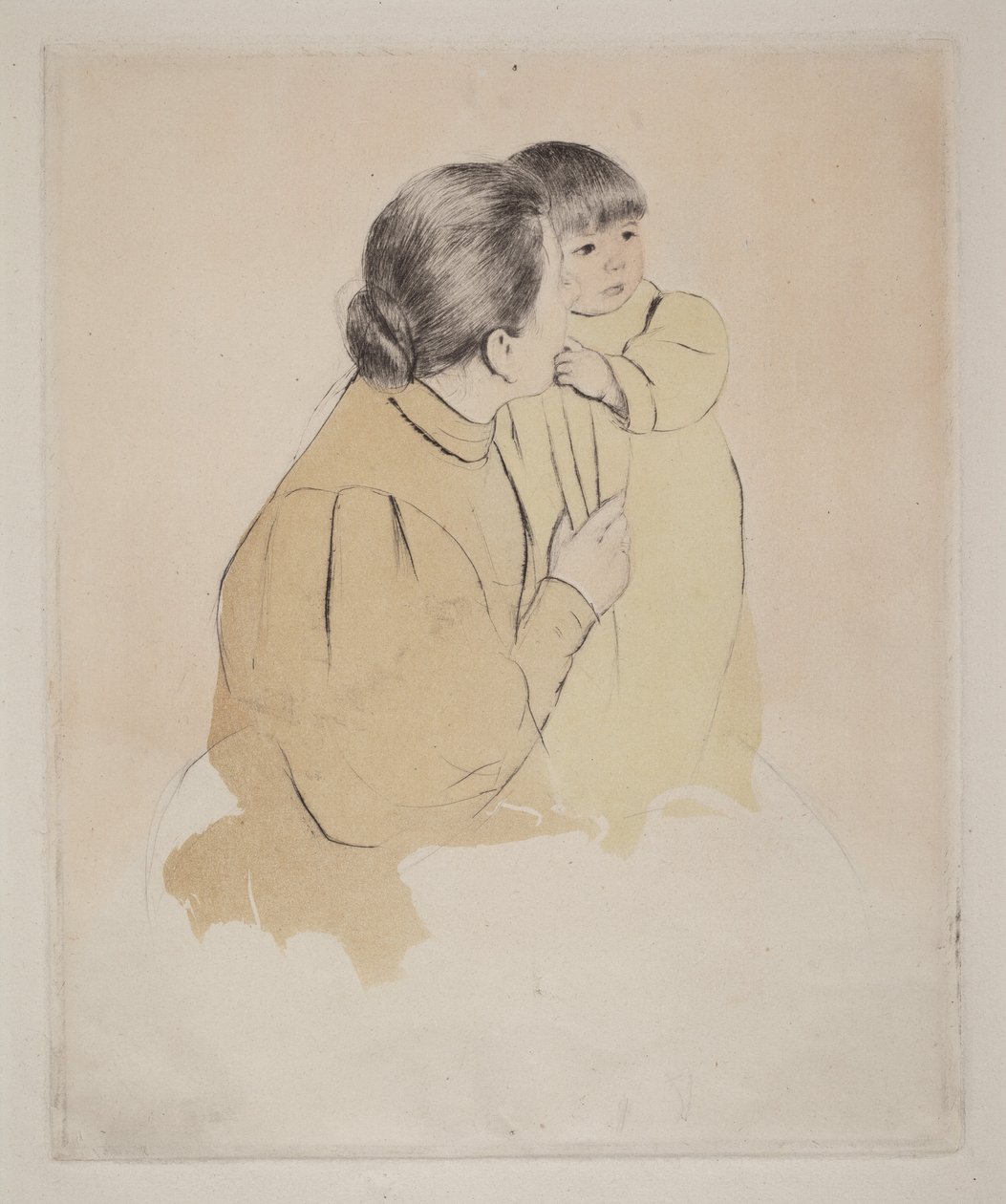 Peasant Mother and Child by Mary Cassatt