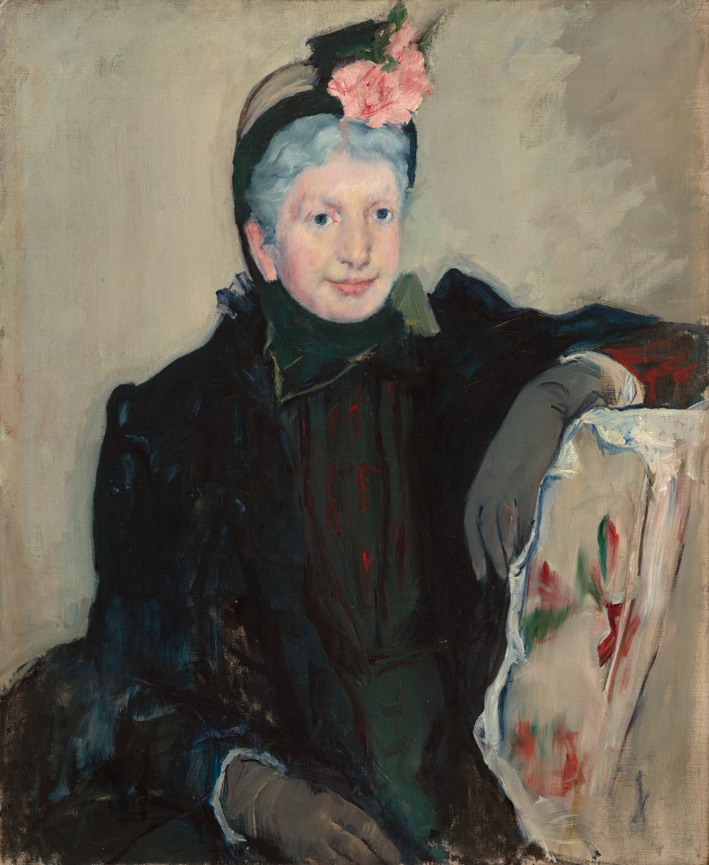 Portrait of an Elderly Lady by Mary Cassatt