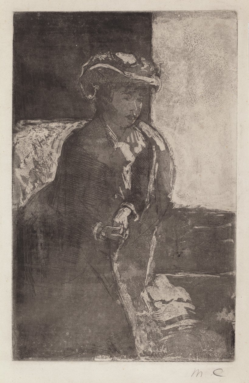 The Corner of the Sofa No. 3 by Mary Cassatt