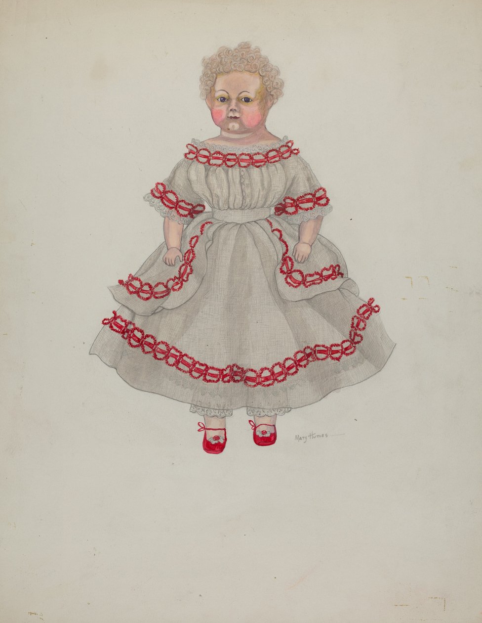 Wax Doll, c. 1936 by Mary E Humes
