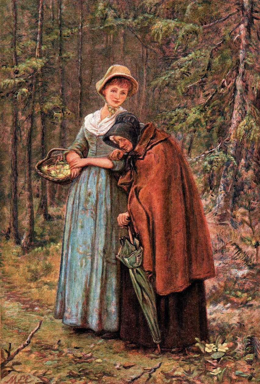 The Green Leaf and the Sere, 1887 by Mary Ellen Edwards