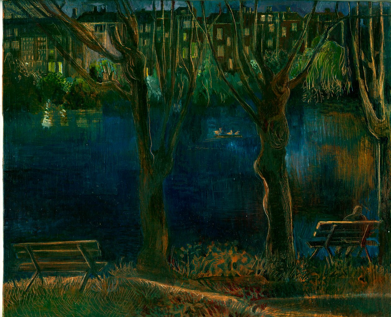 The Pond; South End Green by Mary Kuper