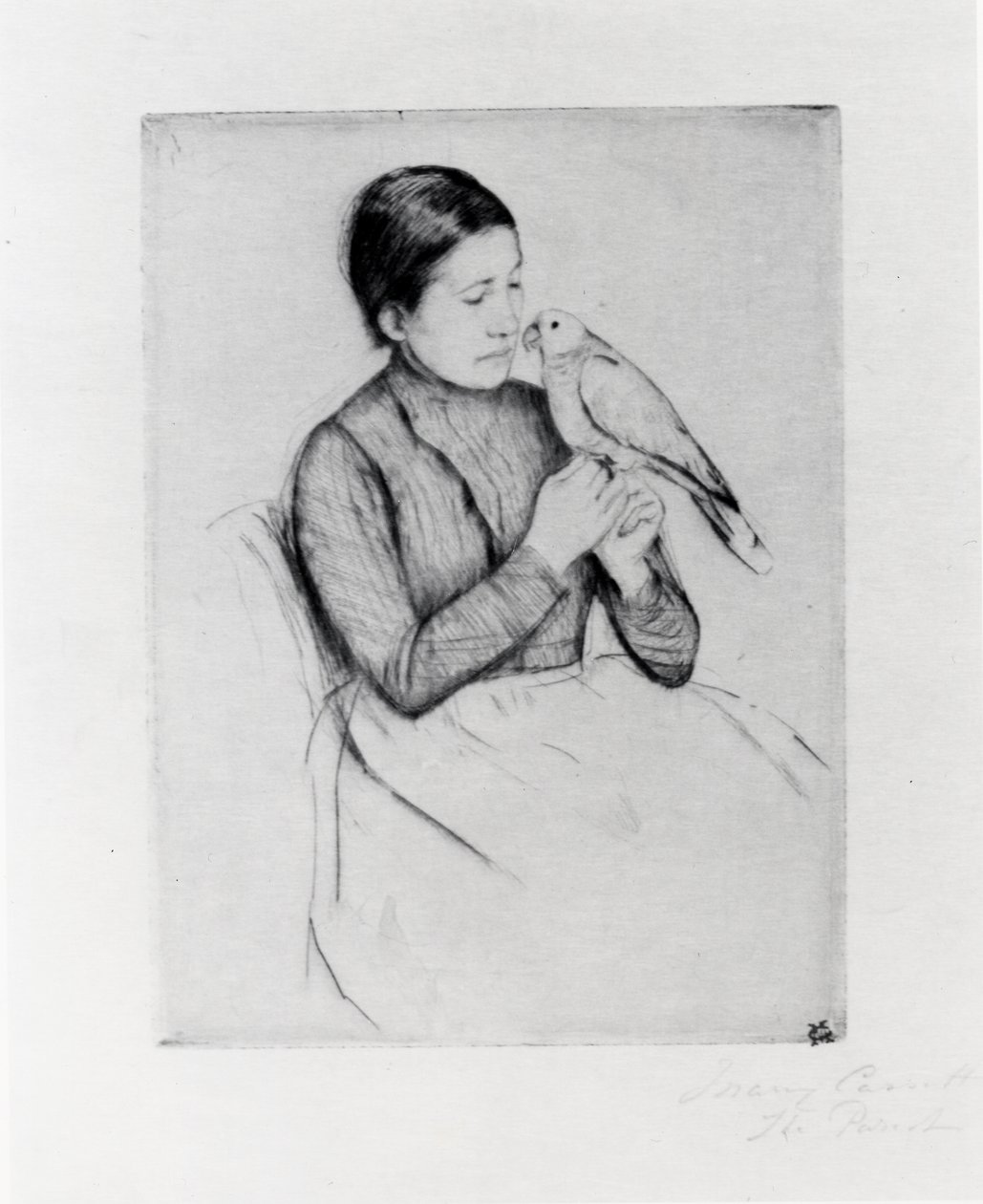 The Parrot by Mary Stevenson Cassatt