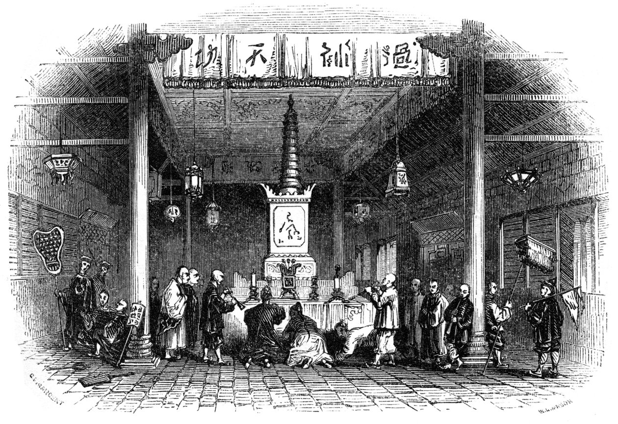 Buddhist Temple, China by Mason