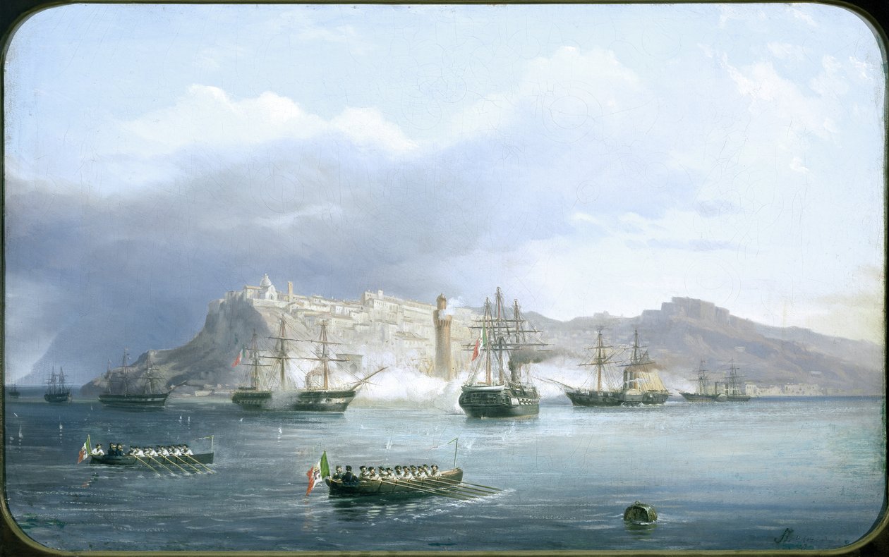 The Capture of Ancona by Massimo Taparelli d