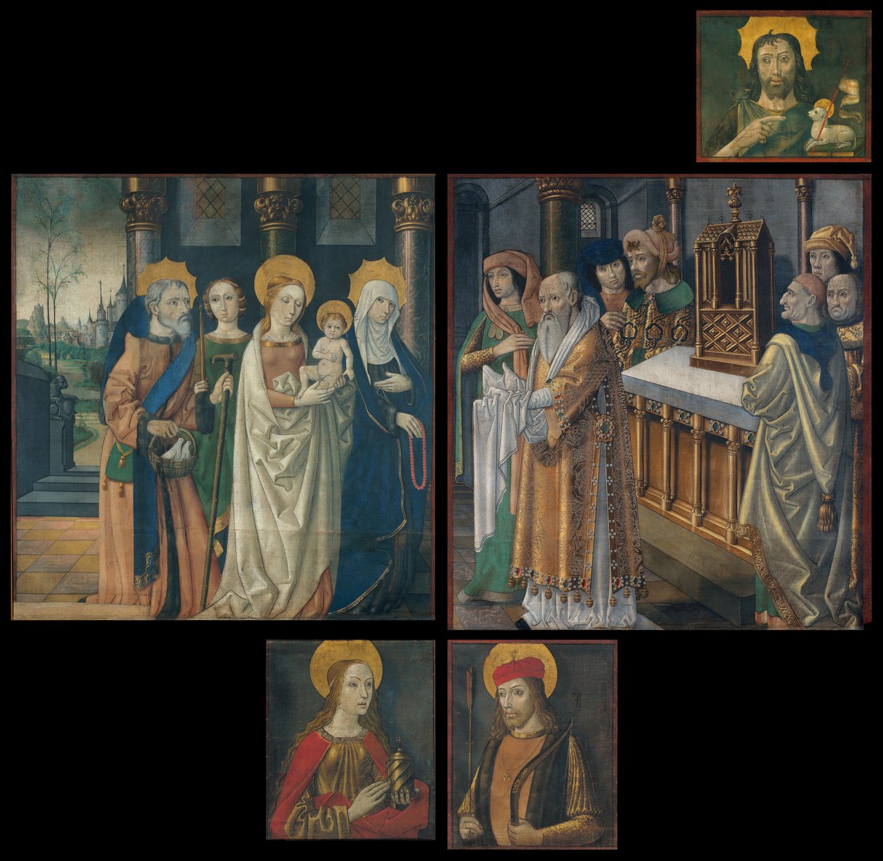 Paintings from the Doors of the Organ from La Seu d