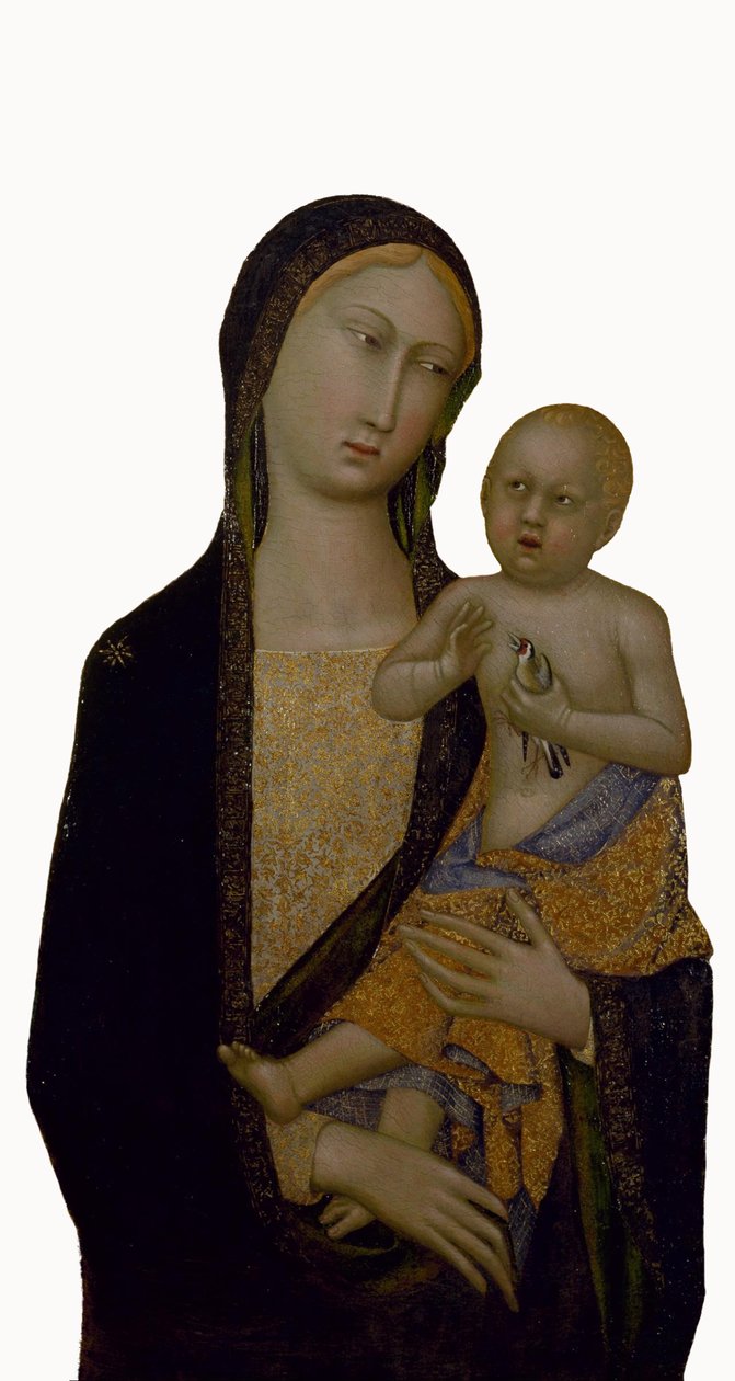 Virgin and Child by Master of Sienese Straus the Madonna