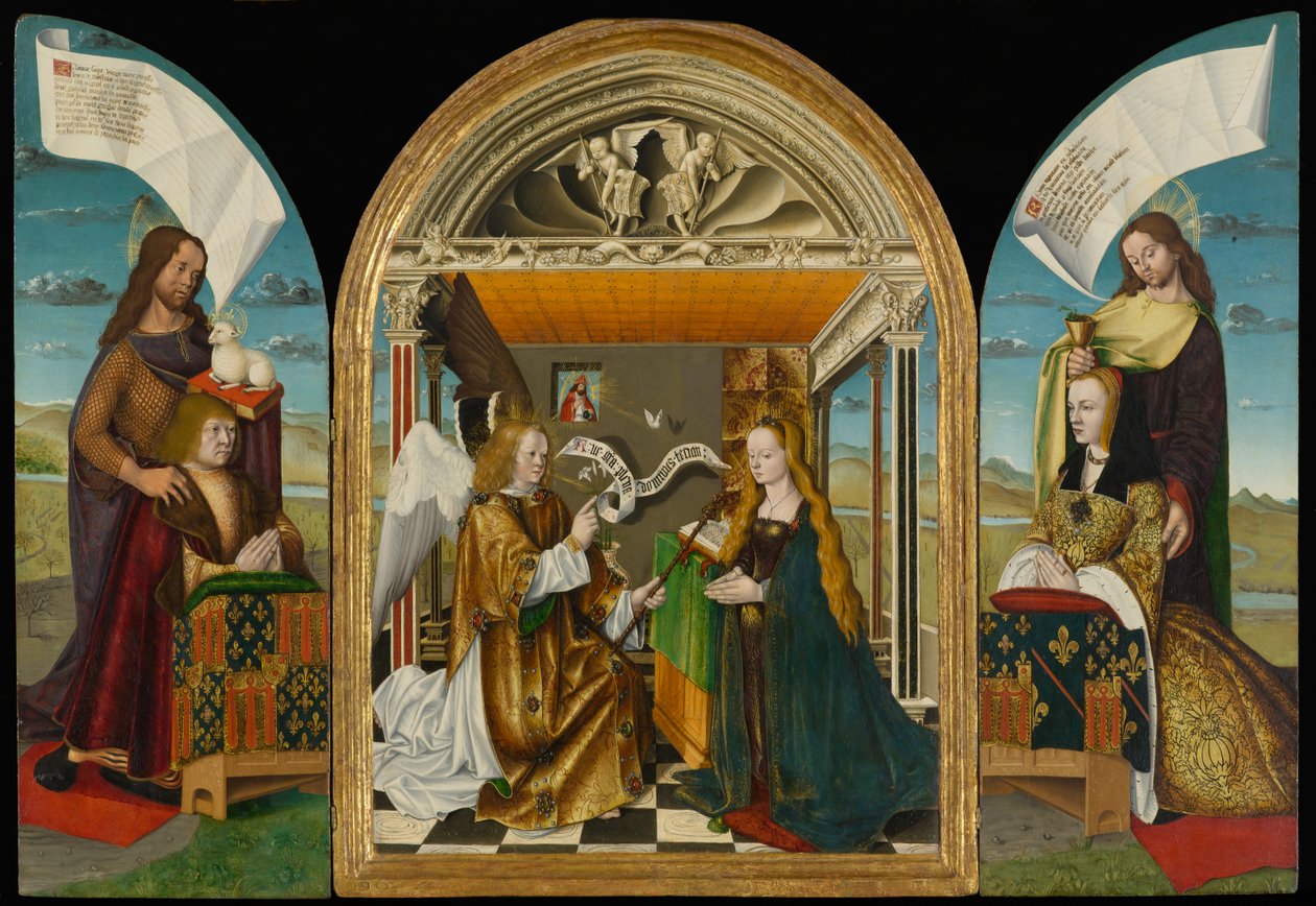 The Annunciation with Saints and Donors, called The Latour d