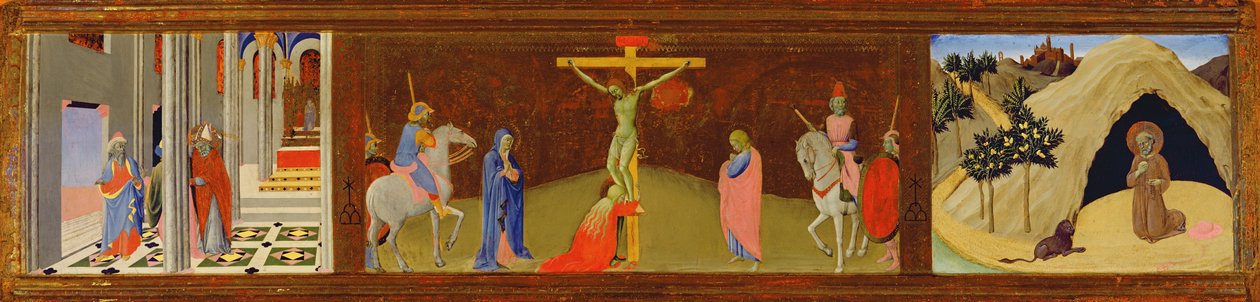 Triptych of the Crucifixion, 1436 by Master of the Osservanza