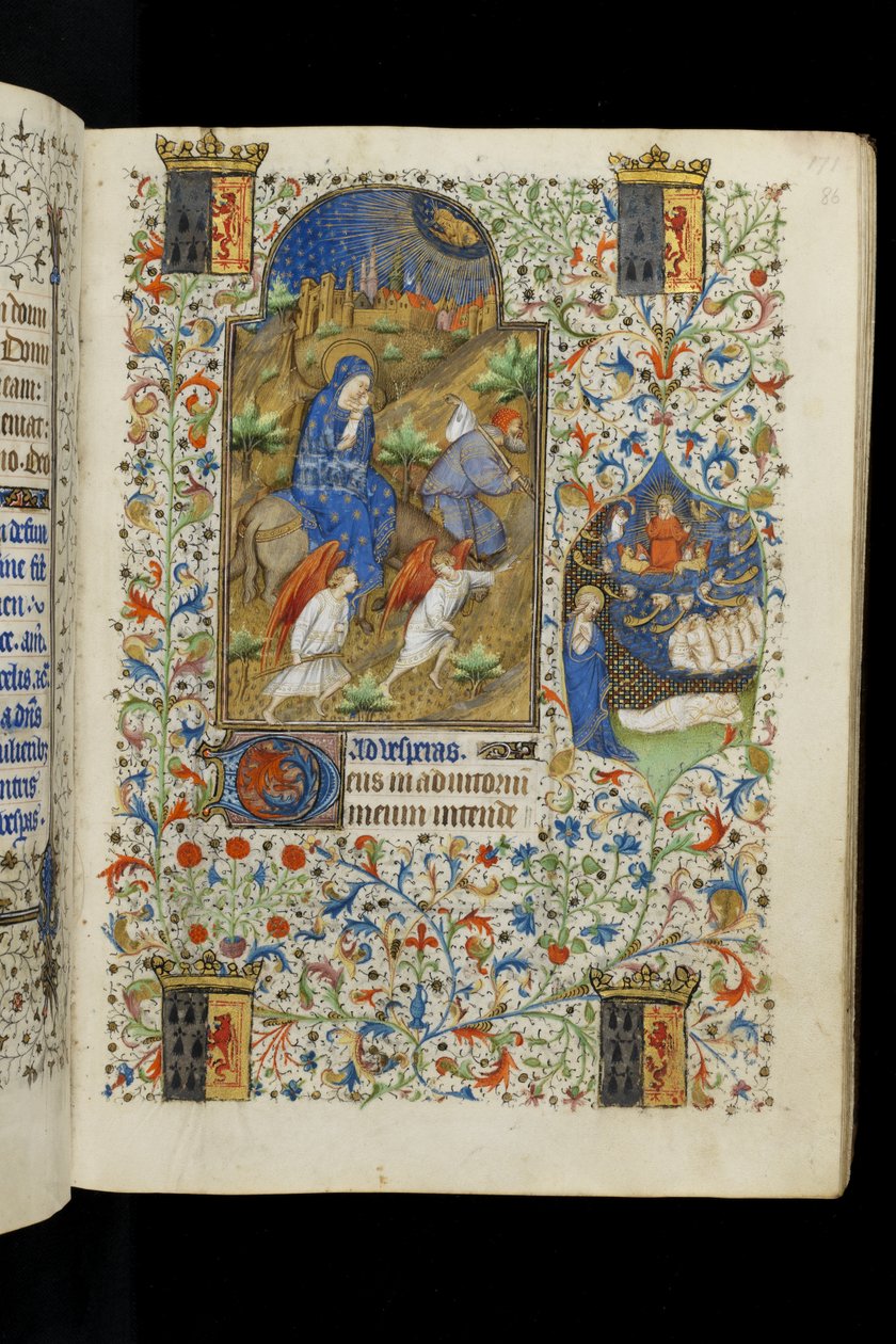 The Flight into Egypt, from a Book of Hours