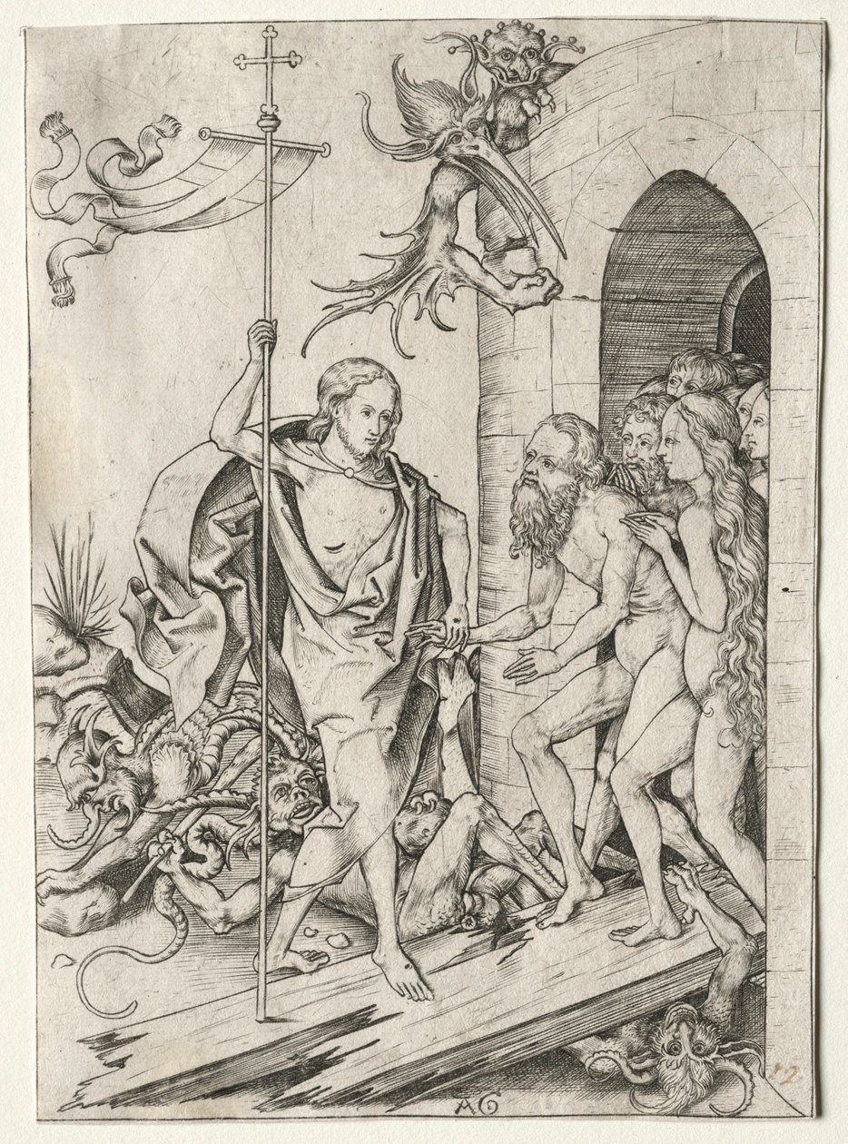 Passion of Jesus Christ: The Descent into Limbo, 1400s by Master AG