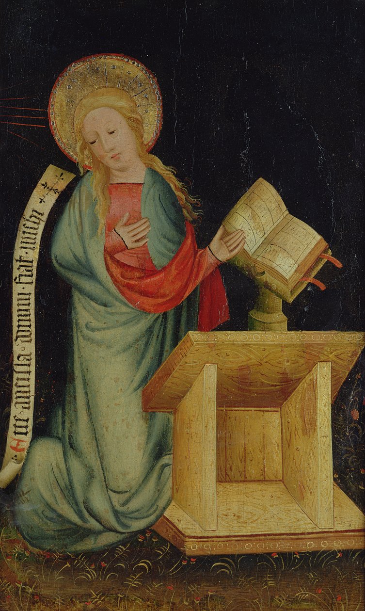 Virgin of the Annunciation, from The Harvester Altar by Master Bertram of Minden