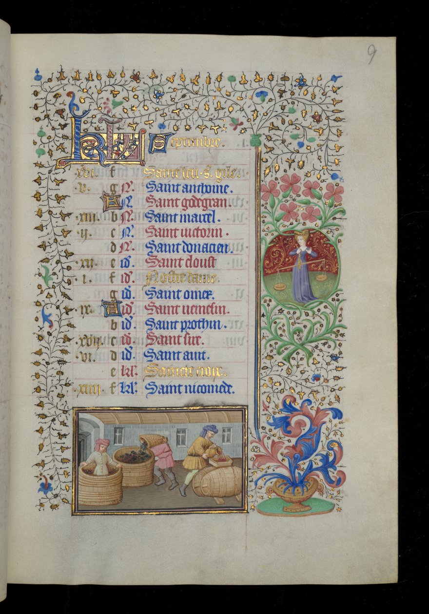 Labour of the Month - September by Master Dunois