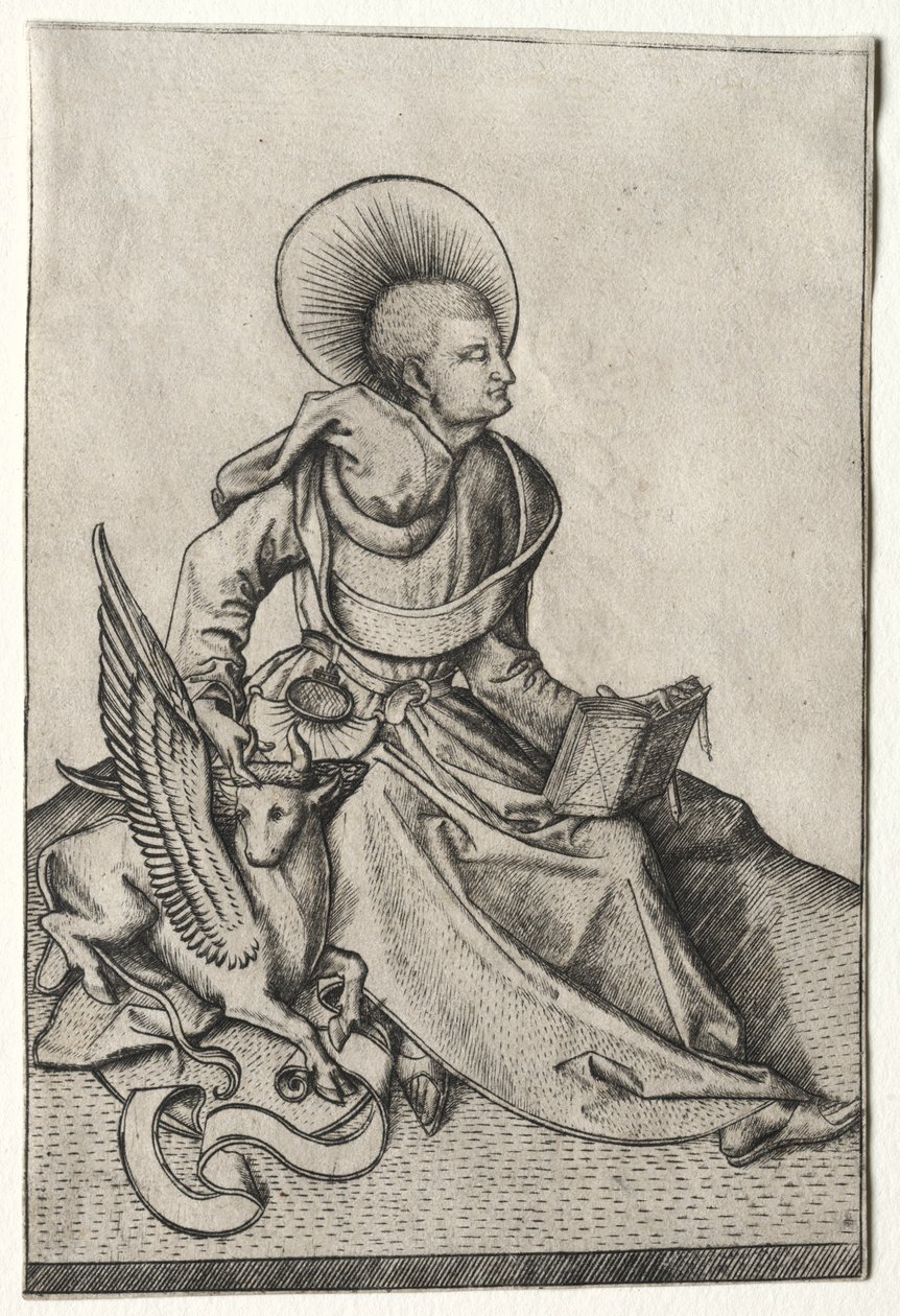 The Evangelists: St. Luke by Master ES