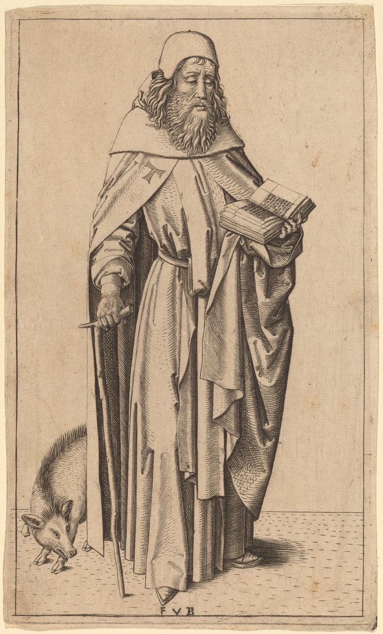 Saint Anthony by Master FVB