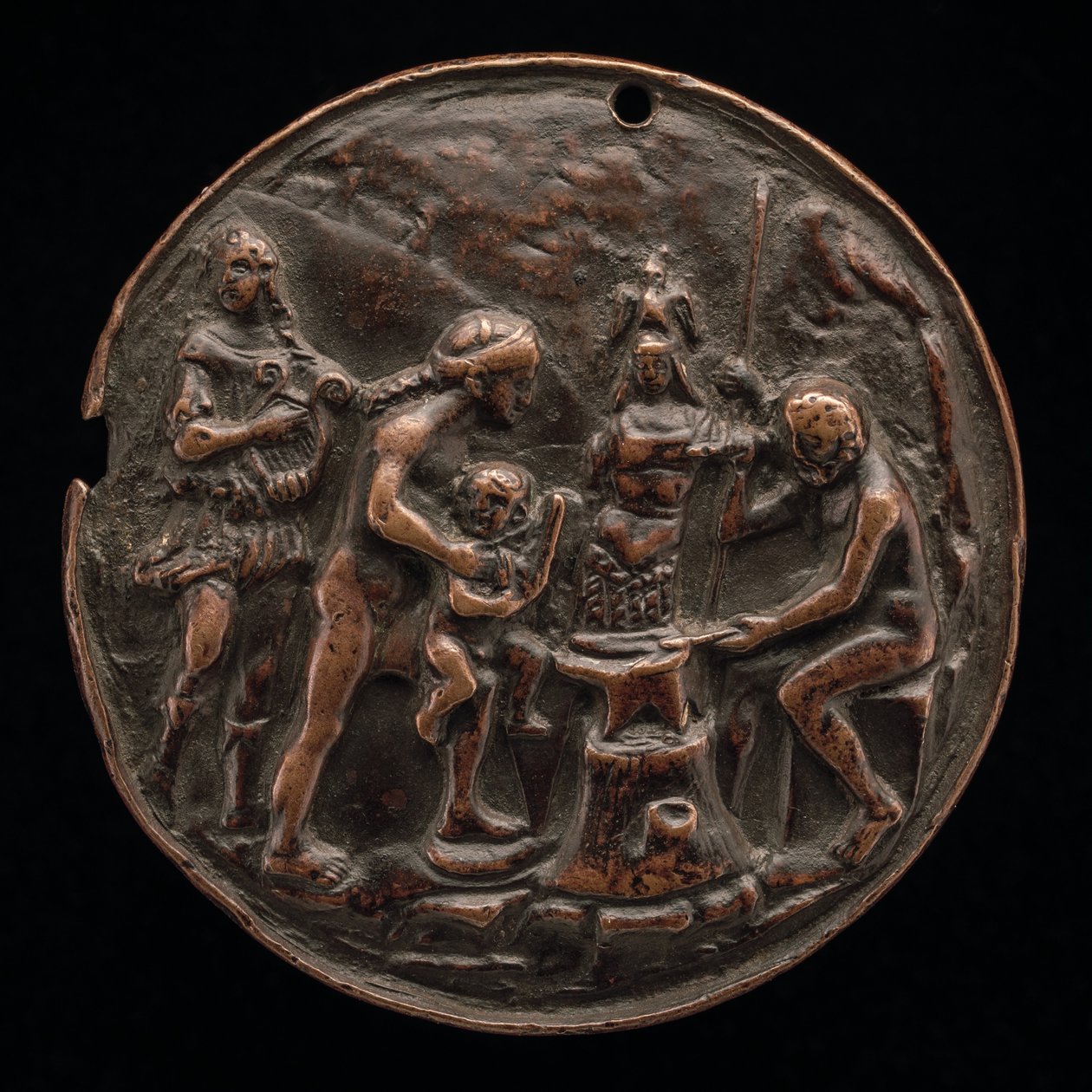 Apollo, Venus, Mars and Vulcan by Master M.C.