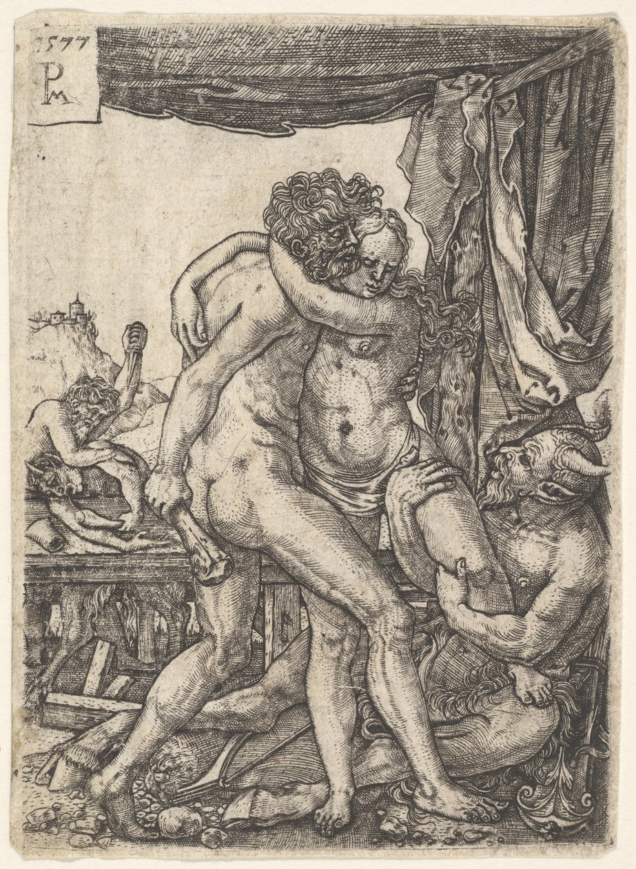 Hercules Fighting the Centaurs, 1577 by Master PM