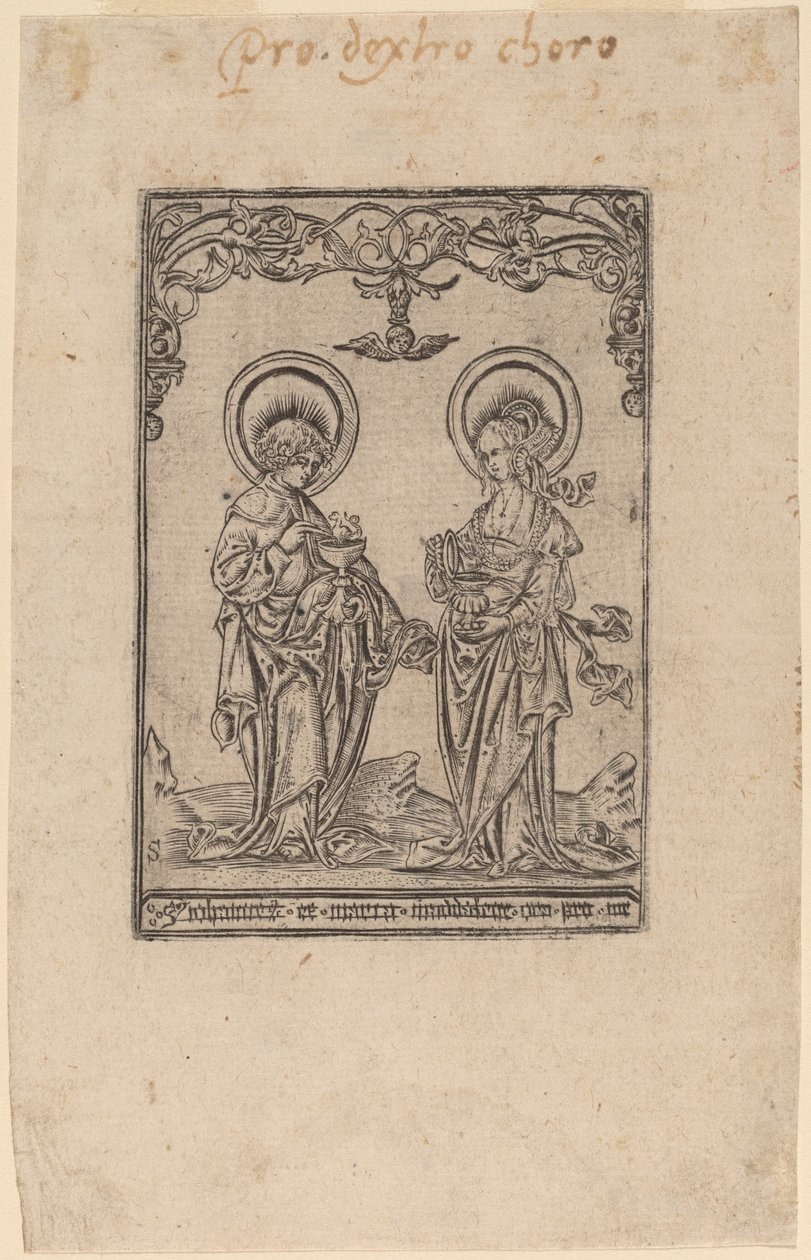 Saint Mary Magdalene and Saint John the Evangelist by Master S